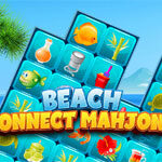 Plaża Połącz Mahjonga