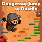Saut dangereux vs Doodle Jump