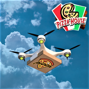 Drone Pizza Delivery Simulator