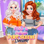 Eliza & Annie Puff Sleeve Dress Up