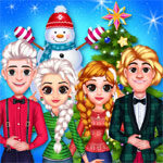 Celebración de Navidad Frozen Princess