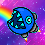 Geometry Neon Dash Rainbow