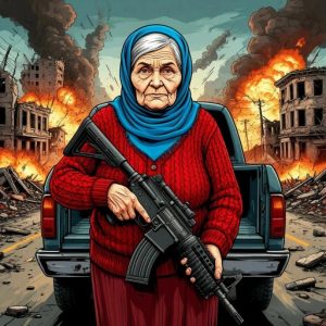 Grandma with machine gun: Apocalypsis