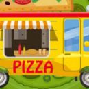 Rompecabezas de camiones de pizza