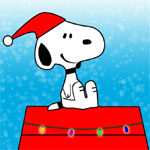 Snoopy Kerstpuzzel
