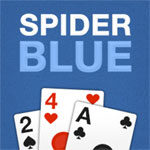 Niebieski pasjans pająk