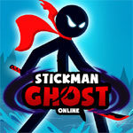 Stickman fantasma in linea